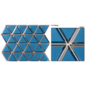 Pompeii Blue - glass tile